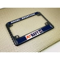 thumbnail image 3 of [U.S. Navy Officially Licensed Product] - Motorcycle Metal License Plate Frame with Fly Navy Naval Aviation Design - Black, 3 of 7