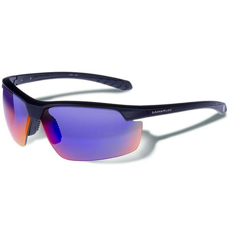 - Gargoyles Stakeout Sunglasses Matte Blk/Smoke/Plasma Mirror