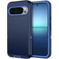 thumbnail image 1 of KOMI for Google Pixel 9 Pro XL Case Shockproof Dust/Drop Proof 3-Layer Full Body Protection [Without Screen Protector] Rugged Heavy Duty Cover Case for Google Pixel 9 Pro XL, Navy Blue, 1 of 5