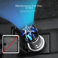 thumbnail image 2 of Purificador de aire para coche, purificación de aire de iones negativos, además de olores, además de formaldehído, purificador silencioso, regalos para coche, 2 of 6