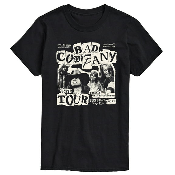 Bad Company - Tour - Men's Short Sleeve Graphic T-Shirt