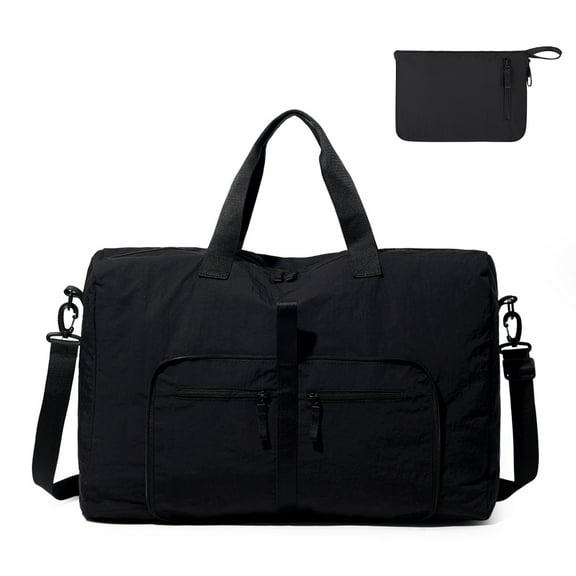 URSOFINE Travel Duffel Bags 35L, Gym Travel Bag & Packable Duffle Bag for Men, Foldable Overnight Weekender Bags for Women & Men with Adjustable Shoulder Strap