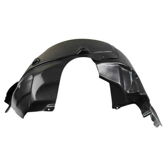 TRQ Front Left Inner Fender Liner Black Drivers Side Fits Select 2011 Chrysler 200 2007-2010 Sebring CH1248131