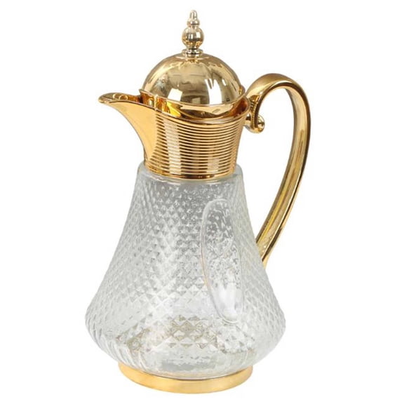 Arabic Style Coffee Pot,1800ml Tea Pot ,Portable Water Bottle ,Vintage Style Hot Cold Tea Kettle for Home