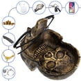 thumbnail image 3 of Soporte para Gafas Lectores CALAVERA en Resina Bronce, 3 of 7
