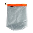 thumbnail image 2 of Saco de malla ultraligero con cordón para viajes al aire libre, senderismo, acampada, bolsa de almacenamiento (naranja M), 2 of 5