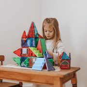Magna-Tiles 28-Piece House Set – The Original, Award-Winning Magnetic Building Tiles – Creativity and Educational – STEM Approved