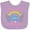 Lavender, variant on Inktastic Great Granddaughter Great Grandpa Girls Baby Bib
