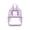Purple, variant on Grey Large Capacity Transparent Pvc Backpack With Handle For Travel School Beach And Commuting