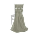 thumbnail image 6 of Efavormart 5 Pack 22" x 78" Eucalyptus Sage Green DIY Premium Chiffon Designer Chair Sashes  for Wedding, Party, Event, Banquet, Decoration, 6 of 10