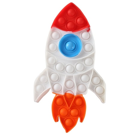 yuyomalo Silicone Rocket Push Bubble Board Autisme Jouet Enfants Sensory  Education Tool