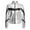 Silver, variant on TiaoBug Boys Girls Shiny Metallic Bomber Jacket Motorcycle Windbreaker Long Sleeve Zipper Coats Black 14