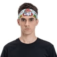 thumbnail image 2 of Naloa Funny Christmas Gnome Fashionable Sport Sweatband for Running, Yoga, Basketball - Head Circumference 19.6-22.4 inches, 2 of 9