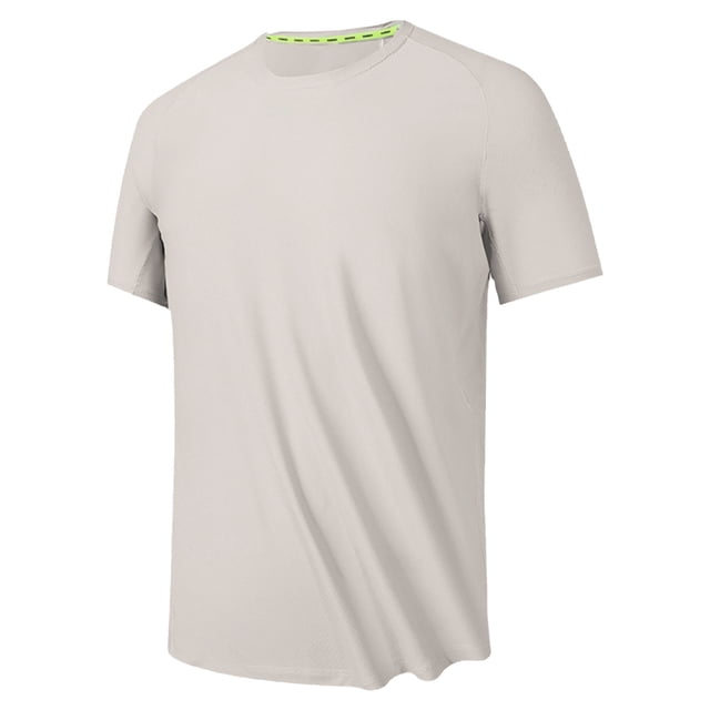 Birdeem Chemises pour Hommes T-Shirt d'Été Uni Décontracté à Manches Courtes Col Rond