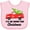 AD-Pink, variant on Inktastic I'll Be Home for Christmas Truck with Tree Boys or Girls Baby Bib