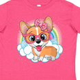 thumbnail image 4 of Inktastic Corgi Dog Lover Rainbow Girls Toddler T-Shirt, 4 of 5