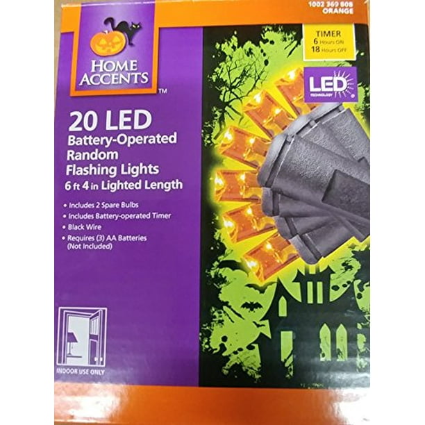 Home Accents Holiday Halloween Battery Operated Random Flashing Lights