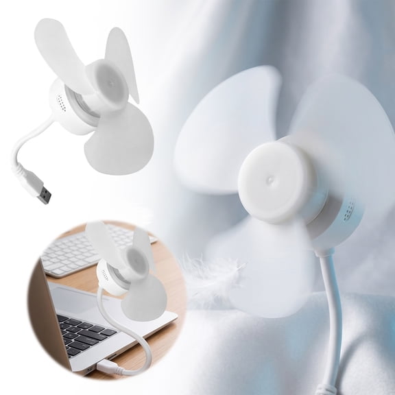 Ailezt USB Flexible Fan Portable USB Powered Desk Fan With Soft Small Quiet Fan For Laptop Home