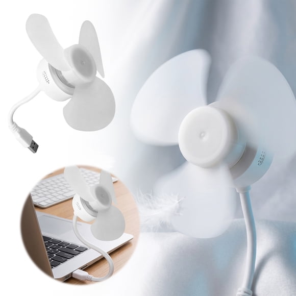 Ainf USB Flexible Fan Portable USB Powered Desk Fan With Soft Small Quiet Fan For Laptop Home