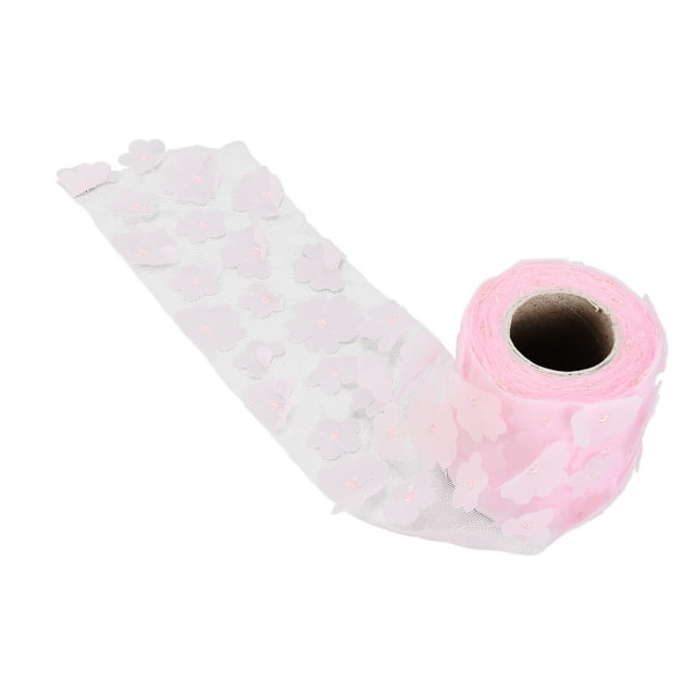 Tulle Roll Spool Fabric, Tulle Rolls Gradient Colors For Doll Making For Wedding For Ballet Skirt Making Gradient Purple,Gradient Pink Yellow,Pink,Light Blue