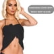 thumbnail image 5 of Soidarity Mujeres Sarong Sexy estilo corto traje de baño protección solar encubrimientos traje de baño suministros de verano cubierta al Traje de baño Negro, 5 of 6