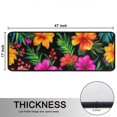 thumbnail image 5 of Kitchen Rugs Sets Of 2,Pioneer Flower Floral Print Pattern Anti Fatigue Kitchen Mat Rugs Non Slip Washable,Decorative Kitchen Floor Mats for Kitchen,Sink,Laundry,17"x47"+17"x47", 5 of 5