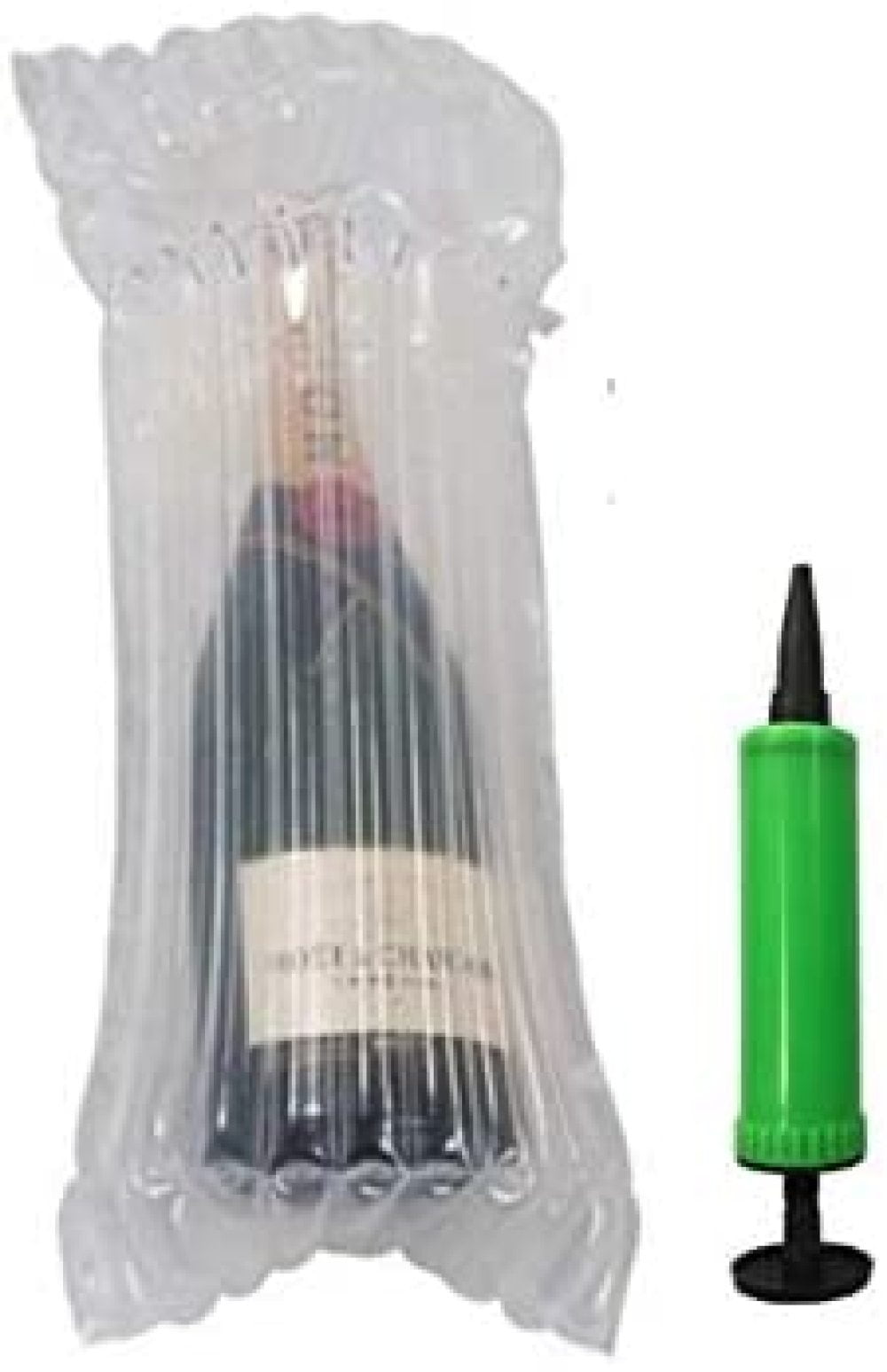 Bottle Bubble cushion Wine Wrap Protector Sleeves Cushion Bubble Pack Wrap Pump 