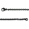thumbnail image 2 of Black Titanium 3MM Rolo Link Necklace Chain 20", 2 of 2