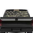 thumbnail image 2 of Pzuqiu Camouflage American Flag Theme Truck Rear Window Decal 66.9" x 22.4", Vinyl Truck Back Window Graphics for Most Pickup Trucks SUVs, 2 of 8