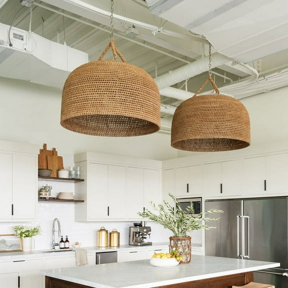 Arturesthome Japanese Wabi-sabi Restaurant Rope Pendant Light