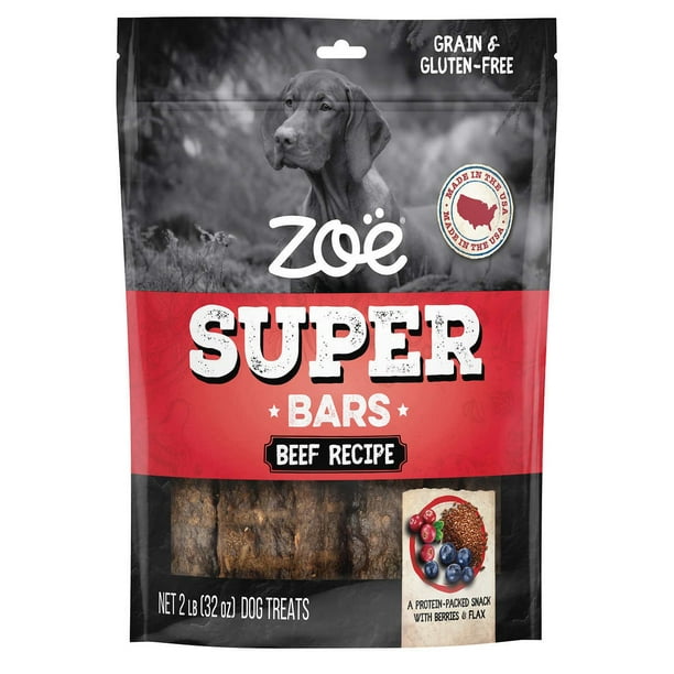 Zoë Super Bars Beef Dog Treats, 32 Ounce