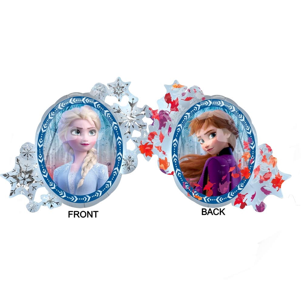 Frozen 2 Party Supplies 5th Birthday Elsa, Anna, Olaf and Nokk Balloon Bouquet Decorations