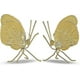 thumbnail image 1 of Gold Decor 2-Piece Set Gold Butterfly Figurine,Brass Small Animal Decor Sculpture Butterfly Statue,Solid Metal Insect Ornament Mini Gold Butterfly Fig, 1 of 5