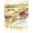 thumbnail image 2 of Goldberger, Jennifer 15x18 White Modern Wood Framed Museum Art Print Titled - Abstract Flower Horizon II, 2 of 4