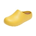 thumbnail image 1 of Eva Waterproof Clogs, Professional Chef Clogs Non-Slip Waterproof Work Shoes for Nurses Kitchen Staff With Arch Support Lightweight Comfort Restaurant Safety Shoes Slip Resistant​, Yellow 7.5, 1 of 2