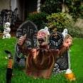 thumbnail image 2 of Decoración de Halloween columpio fantasma Control de voz jardín al aire libre Casa Encantada tierra Plug-in accesorios de miedo muñeca de terror, 2 of 4