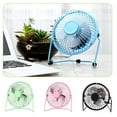 thumbnail image 5 of Leadrop 4 inch Portable USB Charged Metal Mute Table Cooling Fan Home Office Air Cooler, 5 of 11
