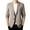 Brown, variant on Spring Summer Men's Lightweight Summer Suit Jacket Casual Stretch Slim Fit Button Sport Coats