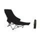 thumbnail image 2 of Sillón plegable reclinable estable silla reclinable de servicio pesado portátil portátil para marqueteo para jardín de playa mochilero de pesca de Negro, 2 of 8