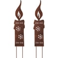 thumbnail image 1 of Velas para macetas - Adorno de jardín de metal - 20 cm - Óxido natural, 1 of 5