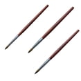 thumbnail image 1 of Juego de 3 pinceles para uñas, pinceles acrílicos Kolinsky para aplicación de acrílico, extensión de uñas para salón de bricolaje, 1 of 7
