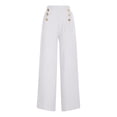thumbnail image 5 of Flared Pants For Women High Waisted Button Down Workout Yoga Trousers Bootcut Stylish Work Dress Pants Bell Bottom, 5 of 6