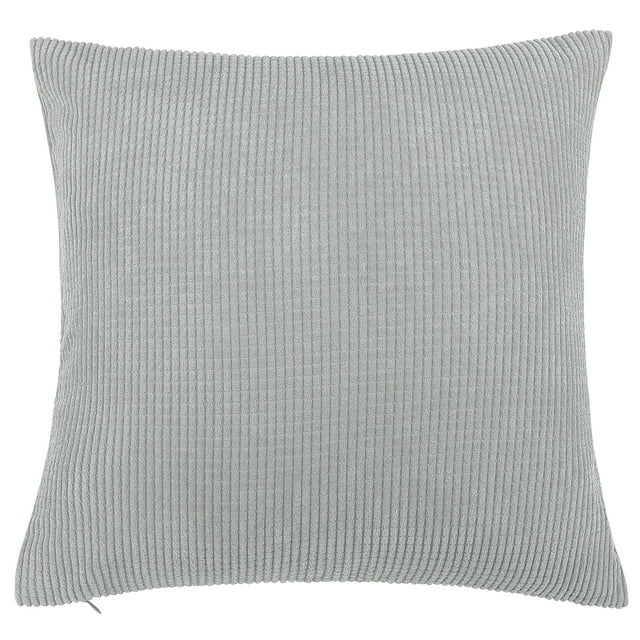 Unique Bargains Soft Corduroy Corn Striped Decorative Throw Pillow Cover