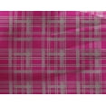 thumbnail image 4 of oneOone Georgette Viscose Fabric Check Kasuri Printed Fabric 1 Yard 42 Inch Wide, 4 of 4