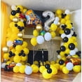 thumbnail image 4 of Kit de guirnalda de globos blancos y amarillos, globos de látex metálicos de color amarillo mostaza, amarillo, negro y dorado para Baby Shower, cumpleaños, girasol, abeja, decoración de fiesta, 4 of 5