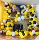 thumbnail image 4 of Kit de guirnalda de globos blancos y amarillos, globos de látex metálicos de color amarillo mostaza, amarillo, negro y dorado para Baby Shower, cumpleaños, girasol, abeja, decoración de fiesta, 4 of 5