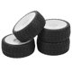 thumbnail image 2 of RC Tires, RC Car Tires Plastic Rubber Concave Convex Texture 4 PCS Wear Resistant For Remote Control Car For 1/10 Flat Sports Car ANGGREK Otros, 2 of 8