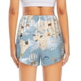 thumbnail image 4 of Fotbe Animals Travel World Map Womens High Waist Running Shorts Athletic Workout Quick Dry Shorts for Women with Pockets Gym Yoga Summer Shorts-Medium, 4 of 9