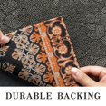 thumbnail image 6 of Bohemian Retro Floral Non-Slip Entryway Door Mat,Boho Indoor Decor Durable Low Plush Door Mat,Washable Welcome Rug for Patio Hallway Home Decor 16x47 Inches, 6 of 7