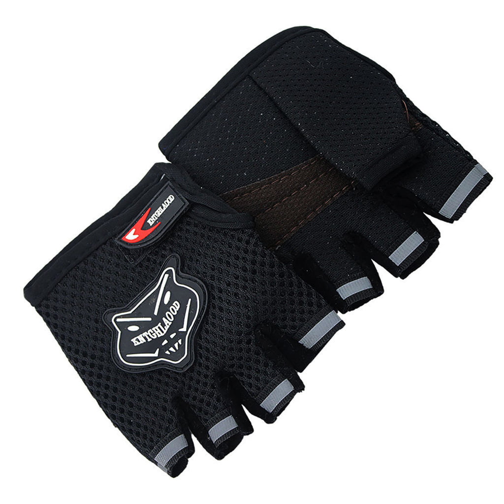 New Sports Cycling Bicycle Bike Half Fingers Fingerless Gloves Kid/Adult Hot 